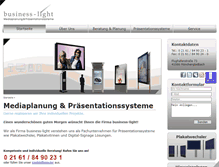Tablet Screenshot of business-light.com